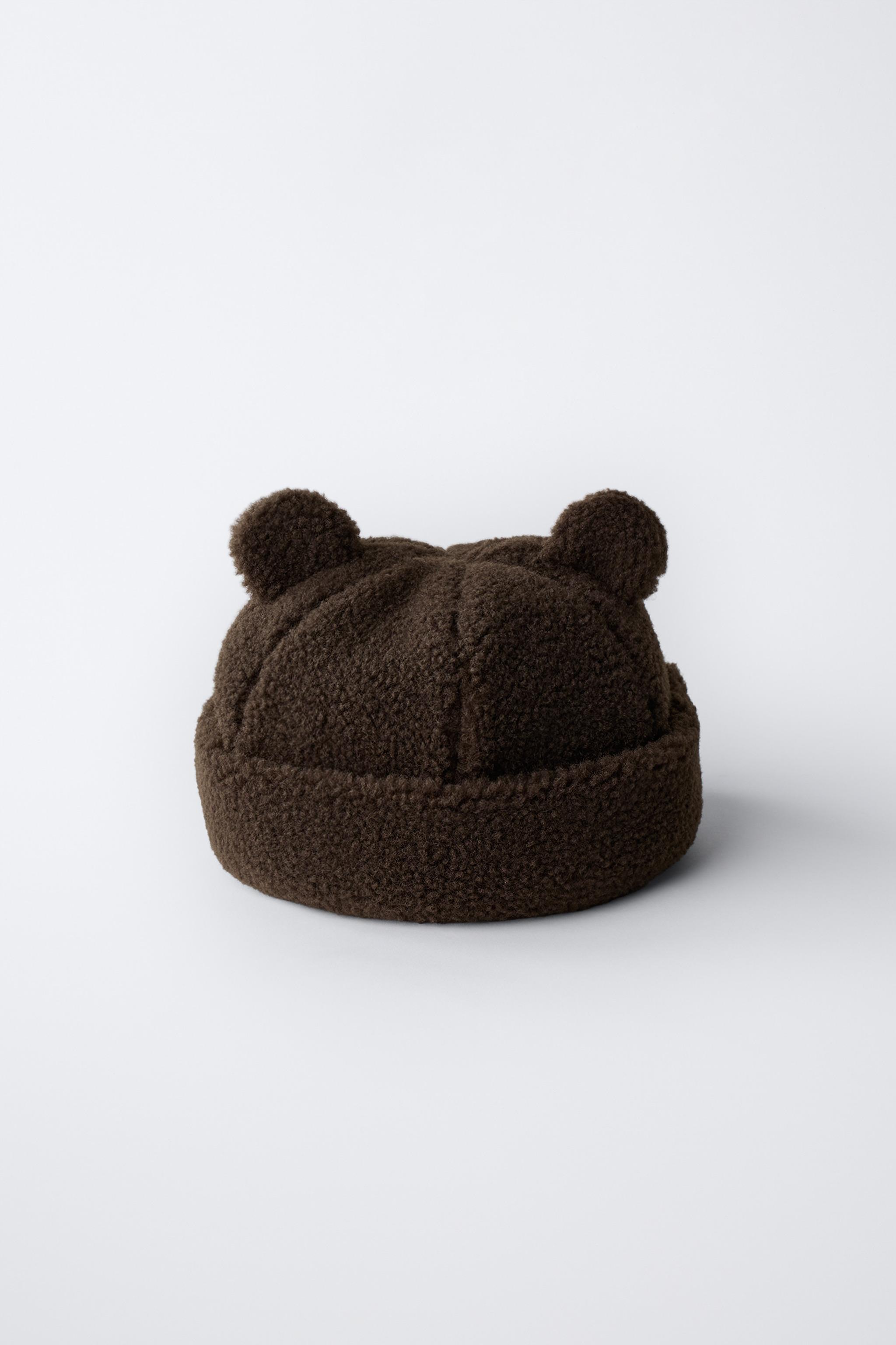 FAUX SHEARLING HAT WITH EARS